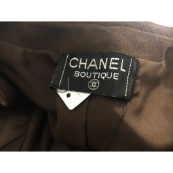 Gilet Chanel daim marron