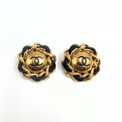 Boucles d'oreille Chanel vintage par Karl Lagerfeld