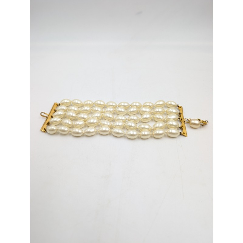 Bracelet Chanel vintage en perles