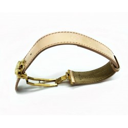 Bracelet Louis Vuitton cuir vernis rose