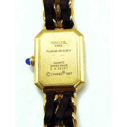 Montre Chanel vintage Première plaquée or